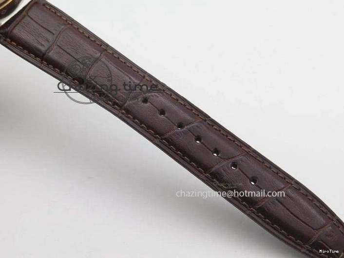 MIROTIME 0505 Portuguese Real PR IW500127 RG ZF 1:1 Best Edition Grey Red Dial On Brown Leather Strap A52010 V AllSeason 7331